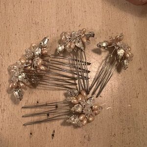 Pearl and Rhinestone Bridal Hair Accessories- High quality